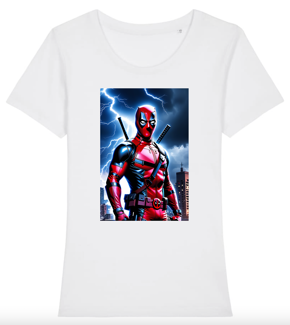 T shirt 2024 deadpool femme