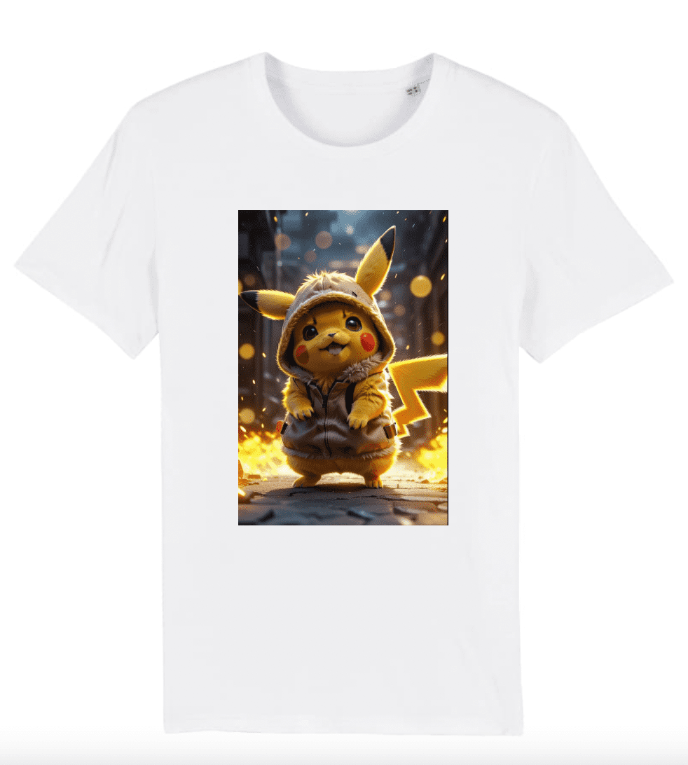 T-shirt Homme Pikachu avec son gilet