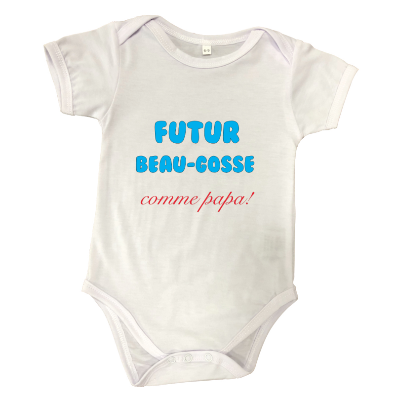 Body Bébé Manches Courtes Futur Communiste - Humour Politique 100% Coton