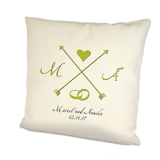 Housse de coussin personnalisée "touché lin"