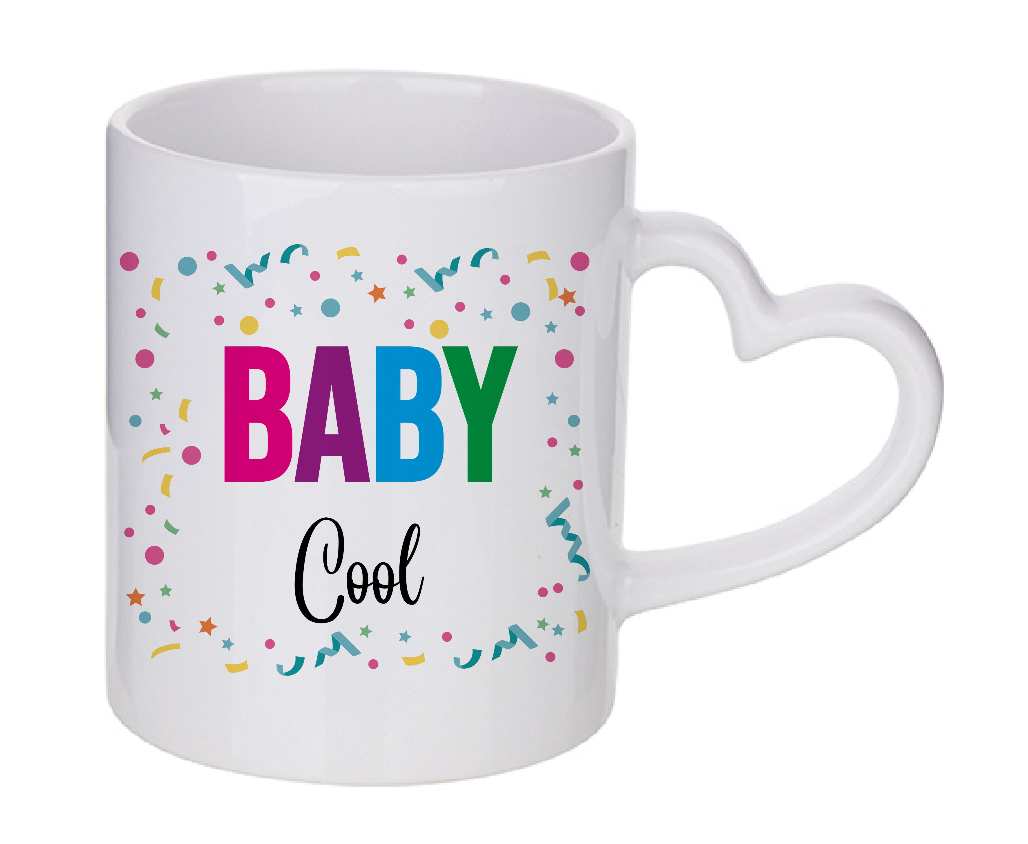 Mug coeur personnalisé Baby cool