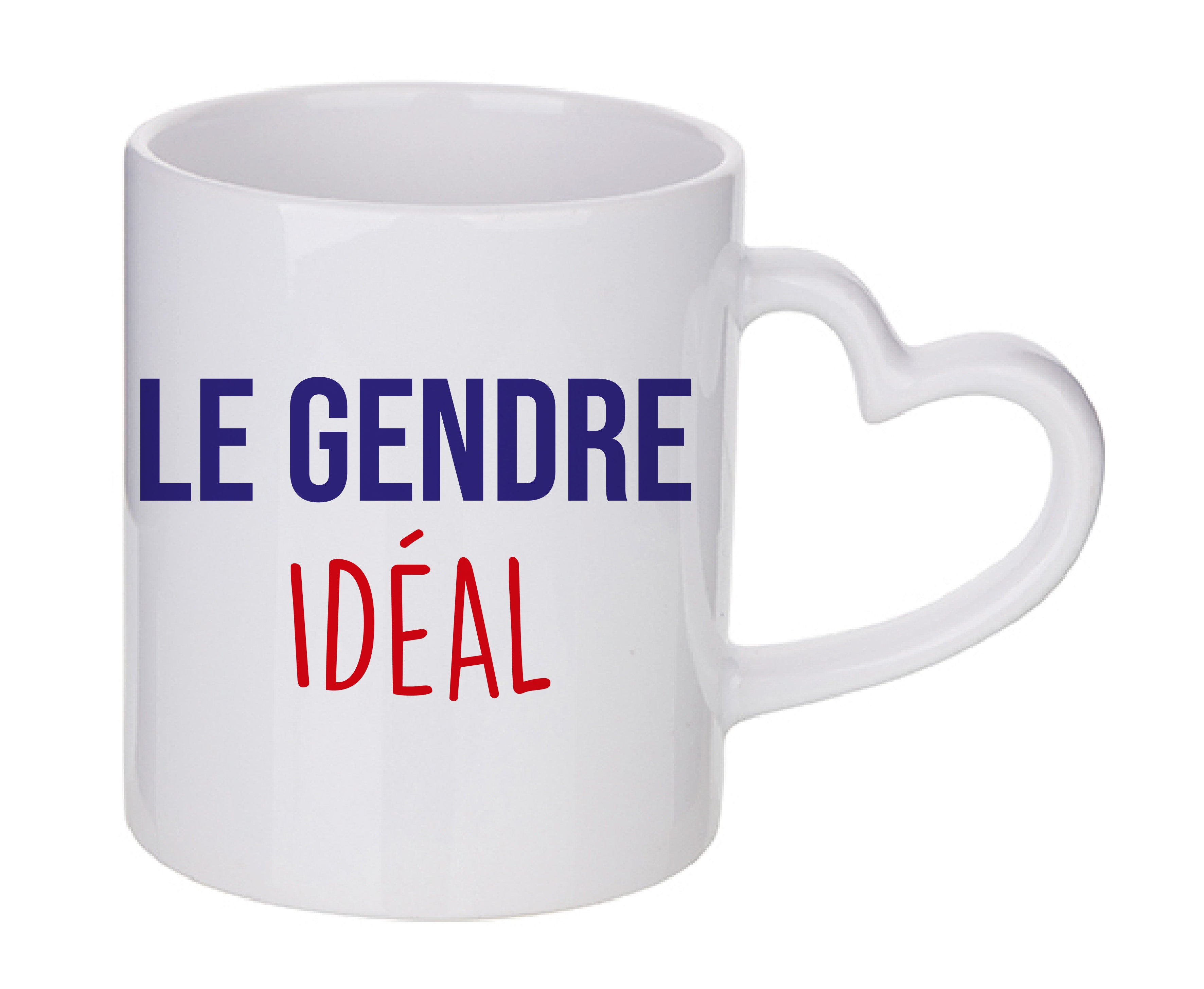 Mug coeur personnalisé Le gendre ideal