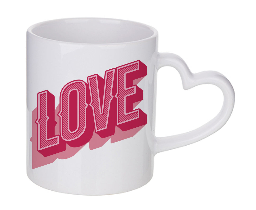 Mug coeur personnalisé Love