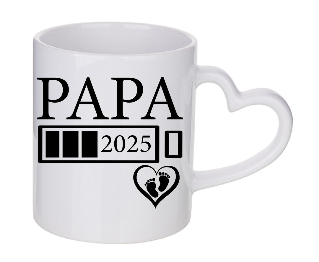 Mug coeur personnalisé Papa en 2025