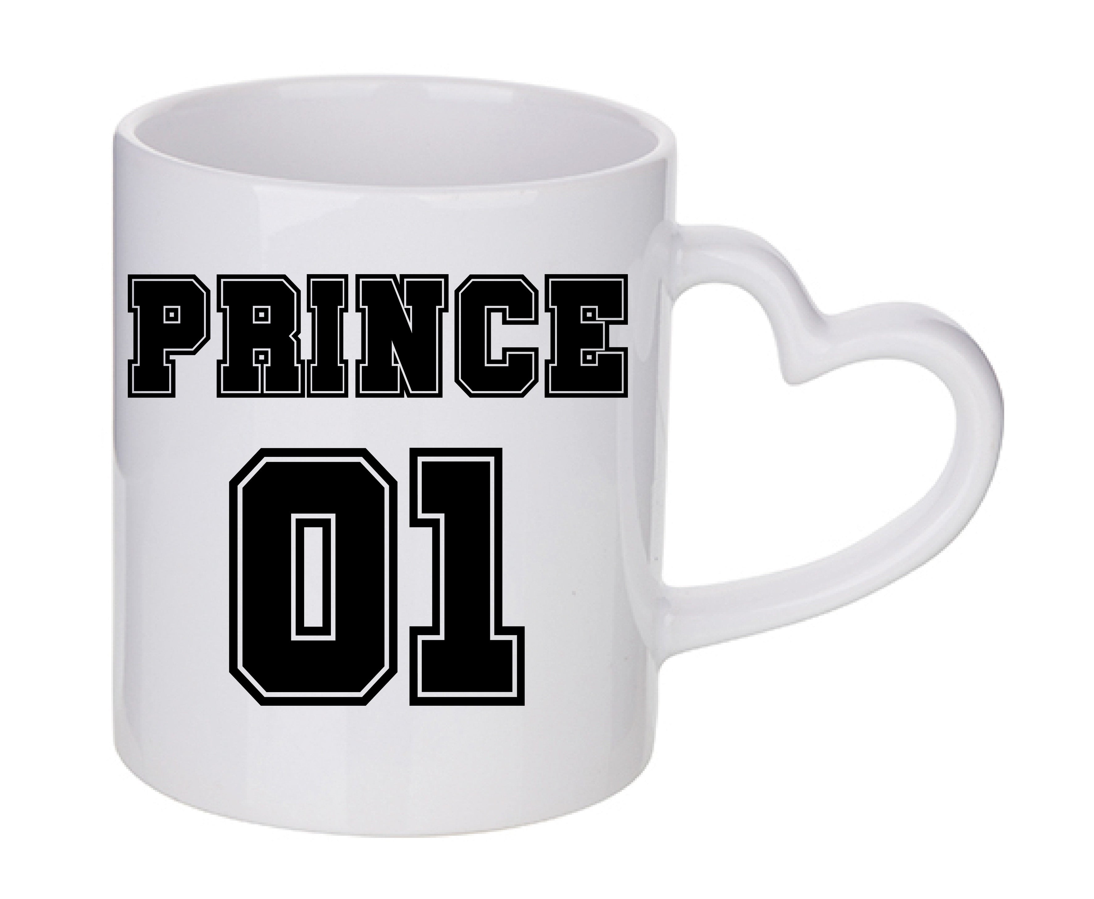 Mug coeur personnalisé Prince 01