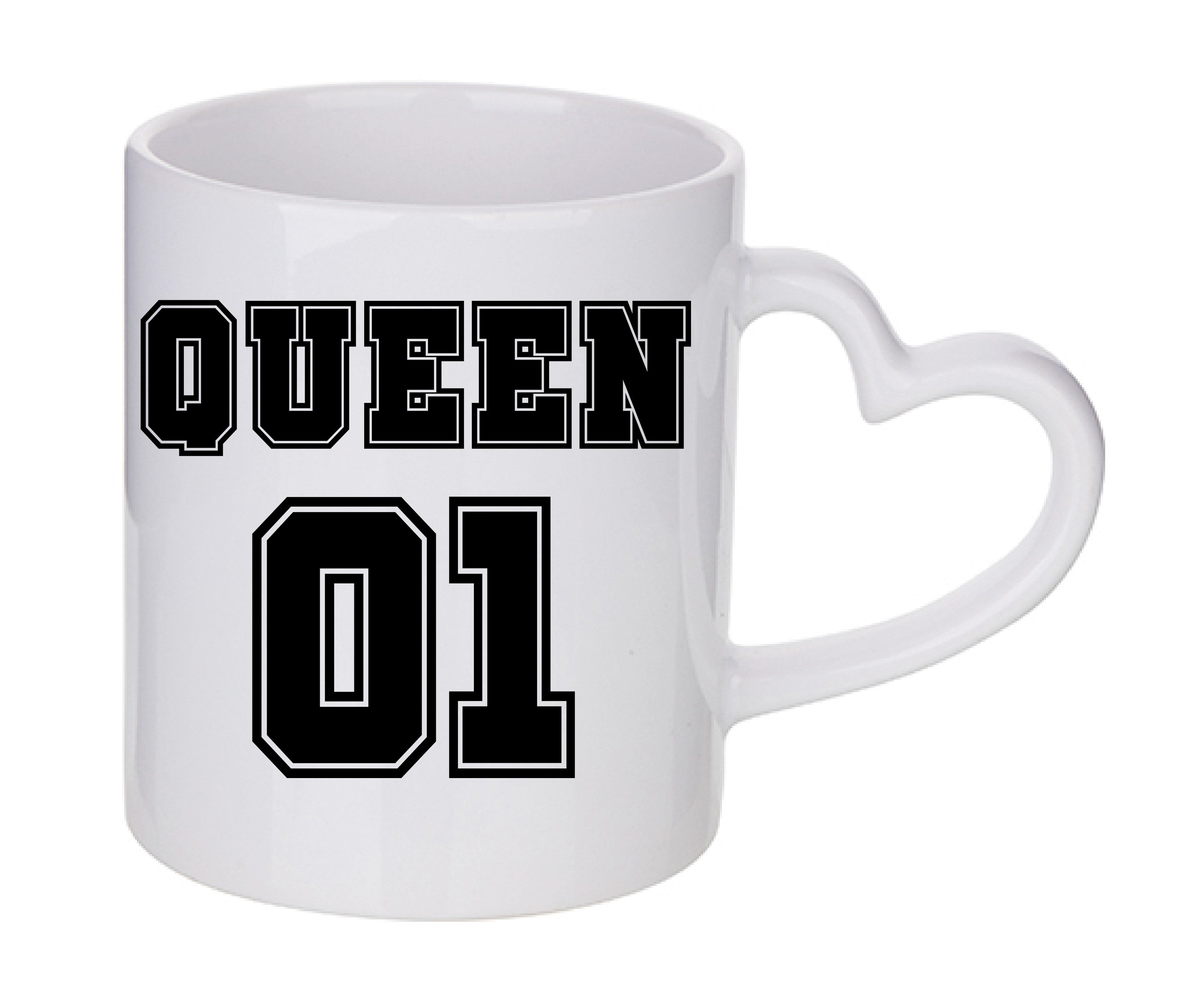 Mug coeur personnalisé Queen 01