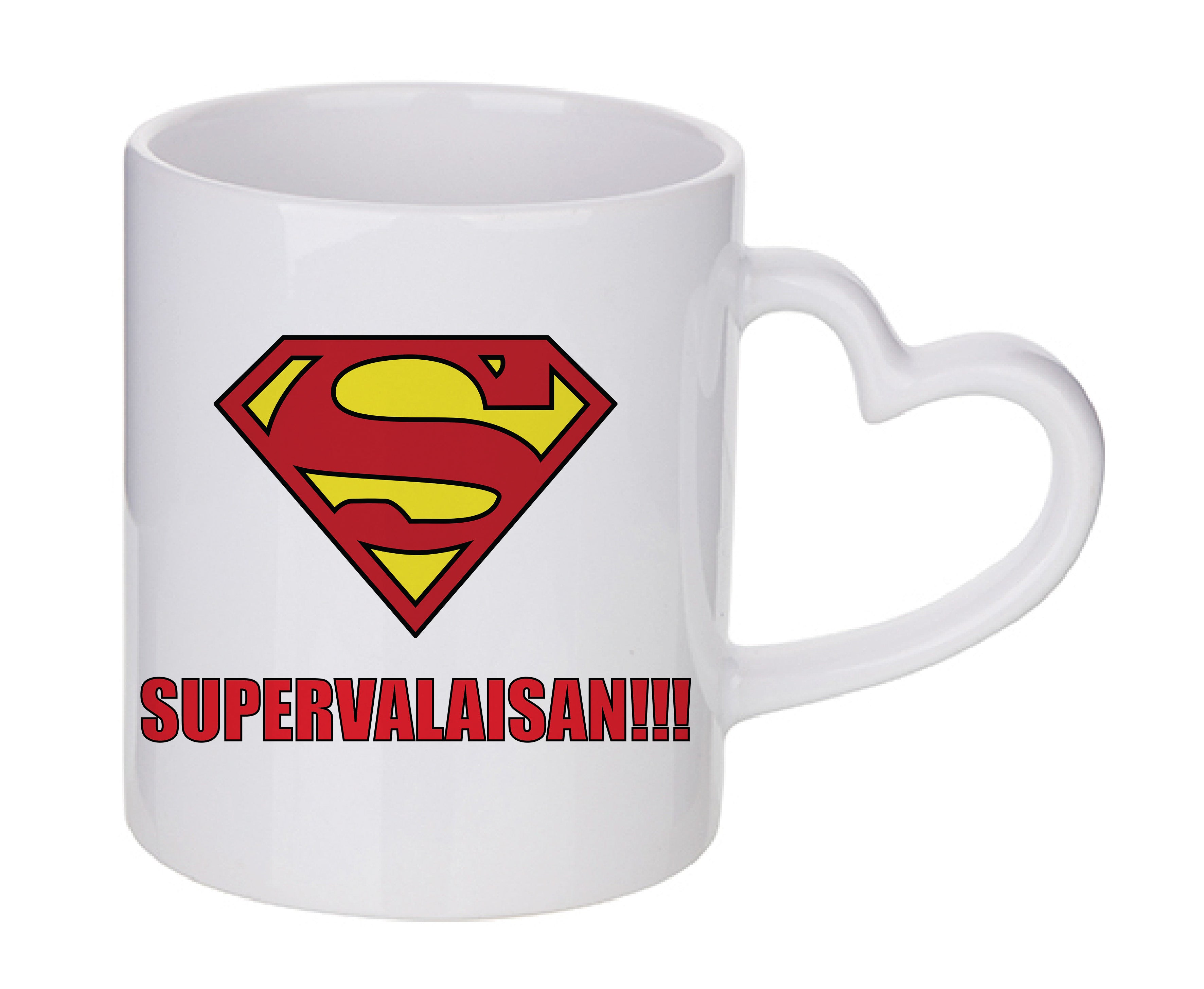 Mug coeur personnalisé SUPERVALAISAN 2