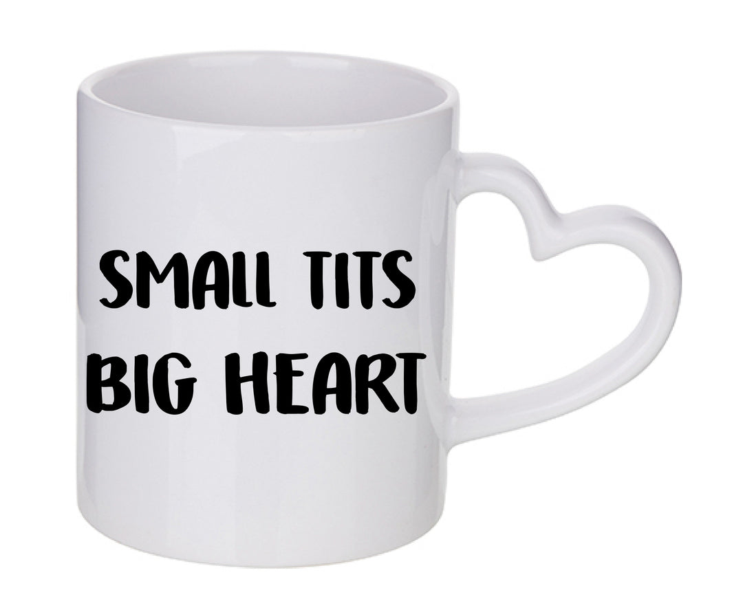 Mug coeur personnalisé Small tits big heart