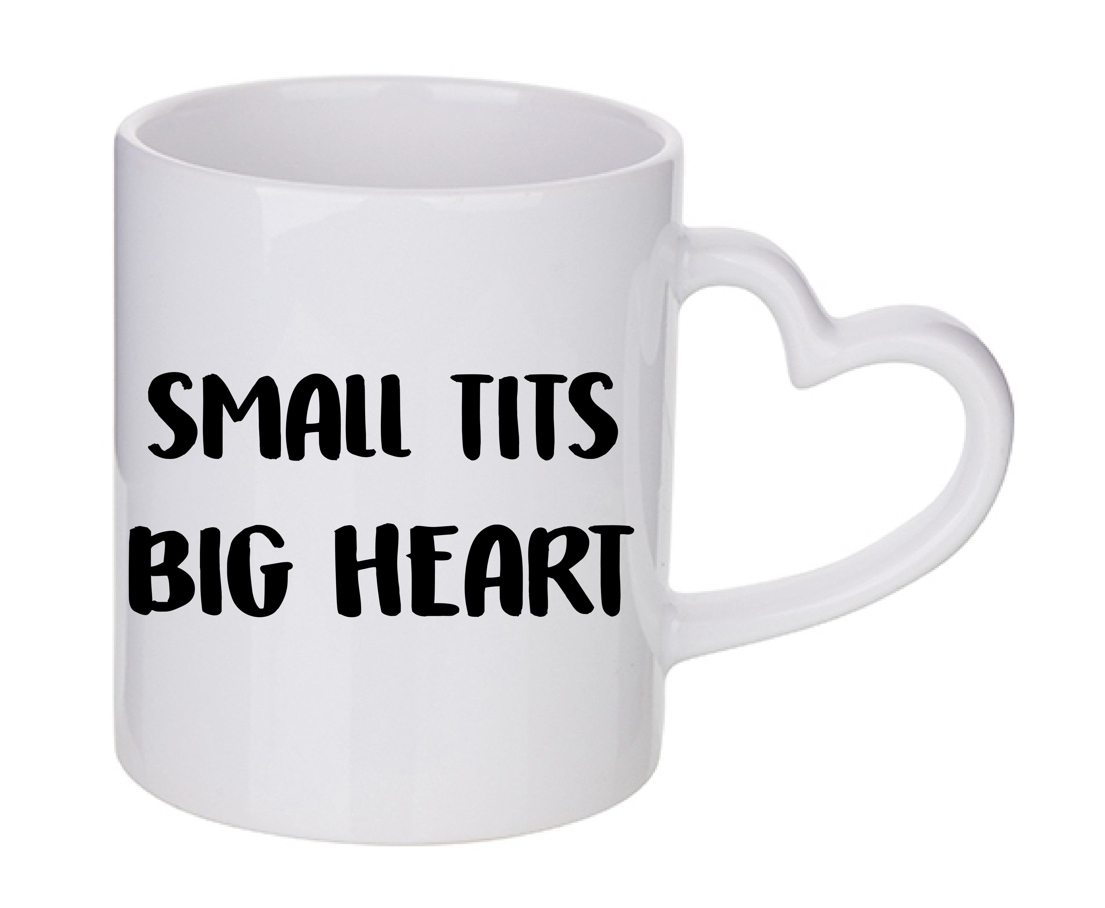 Mug coeur personnalisé Small tits big heart