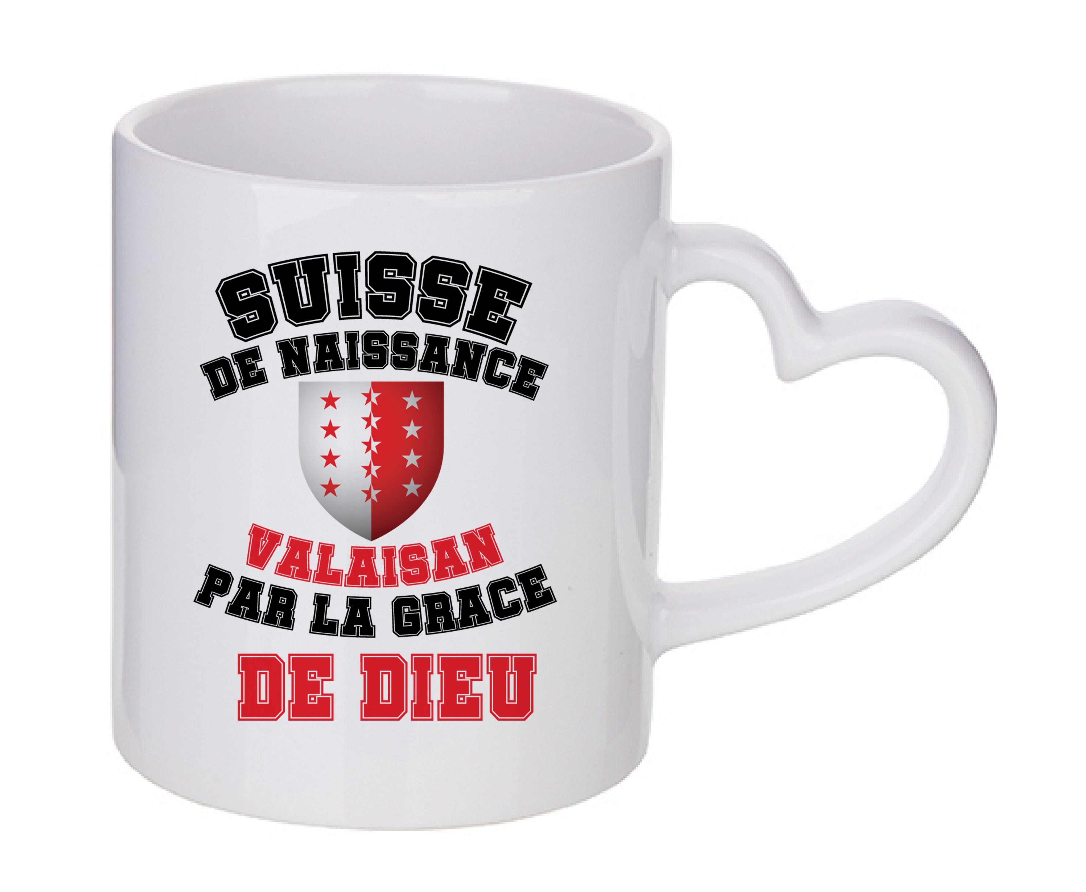 Mug coeur personnalisé Suisse-de-naissance,-Valaisan-par-la-grace-de-Dieu