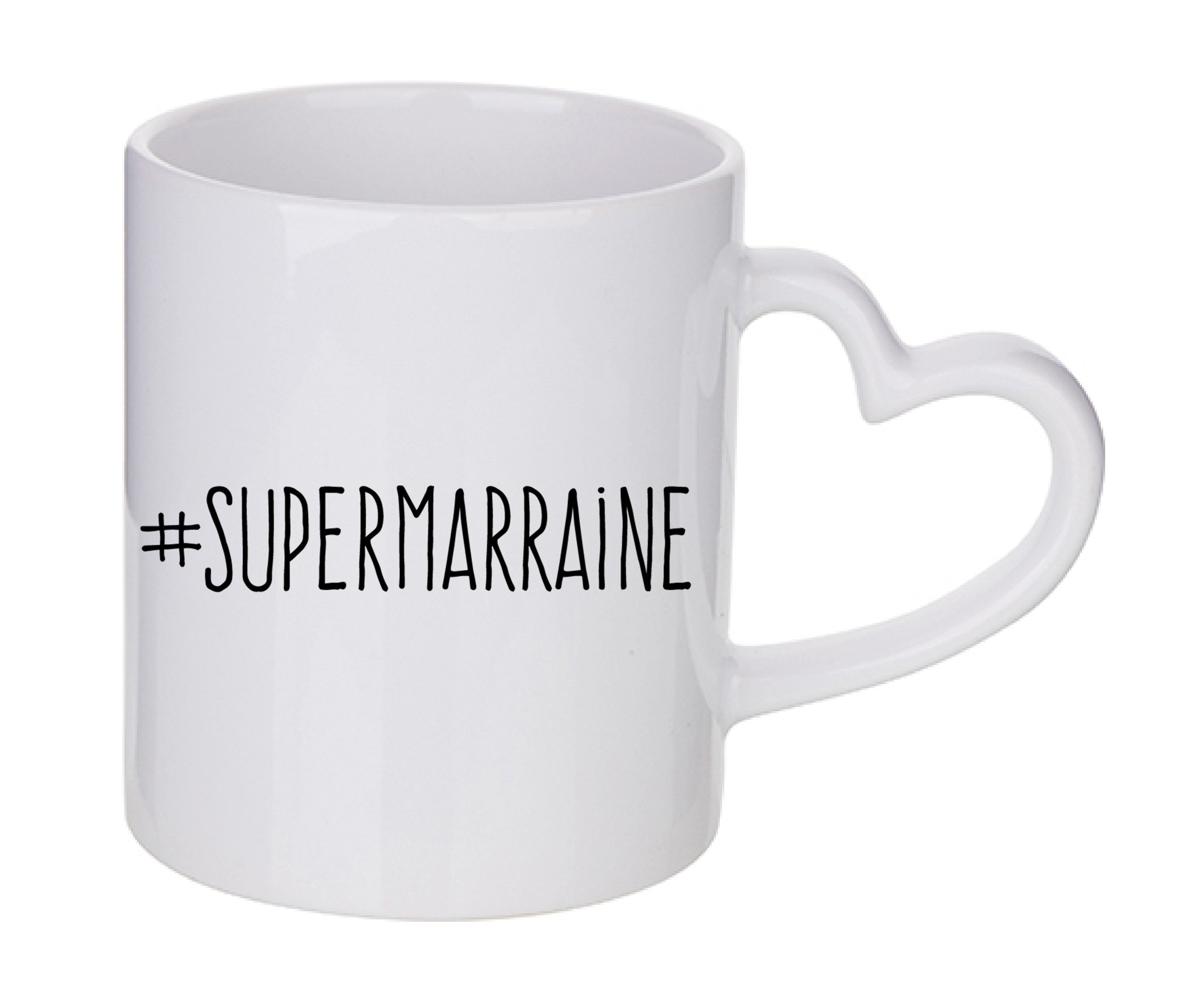 Mug coeur personnalisé Supermarraine