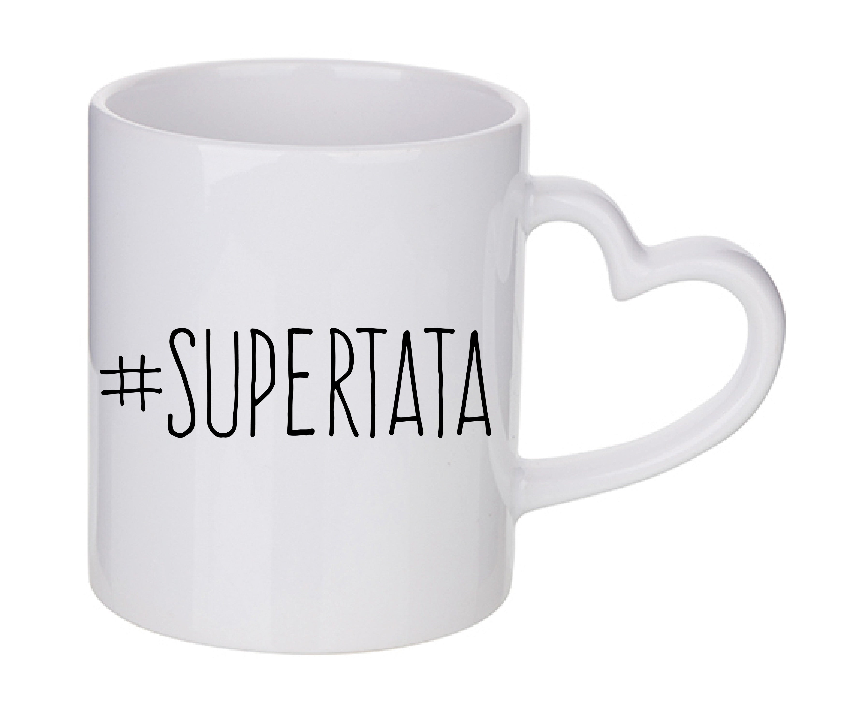 Mug coeur personnalisé Supertata