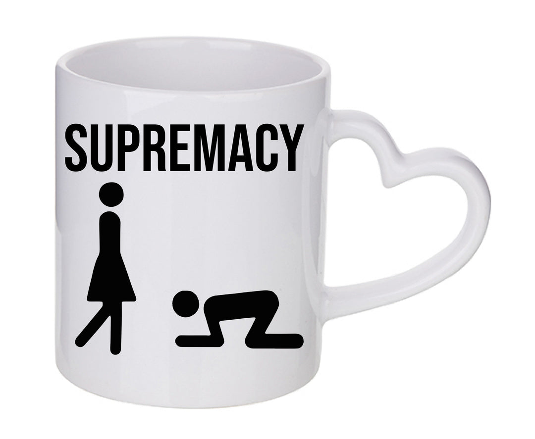 Mug coeur personnalisé Supremacy