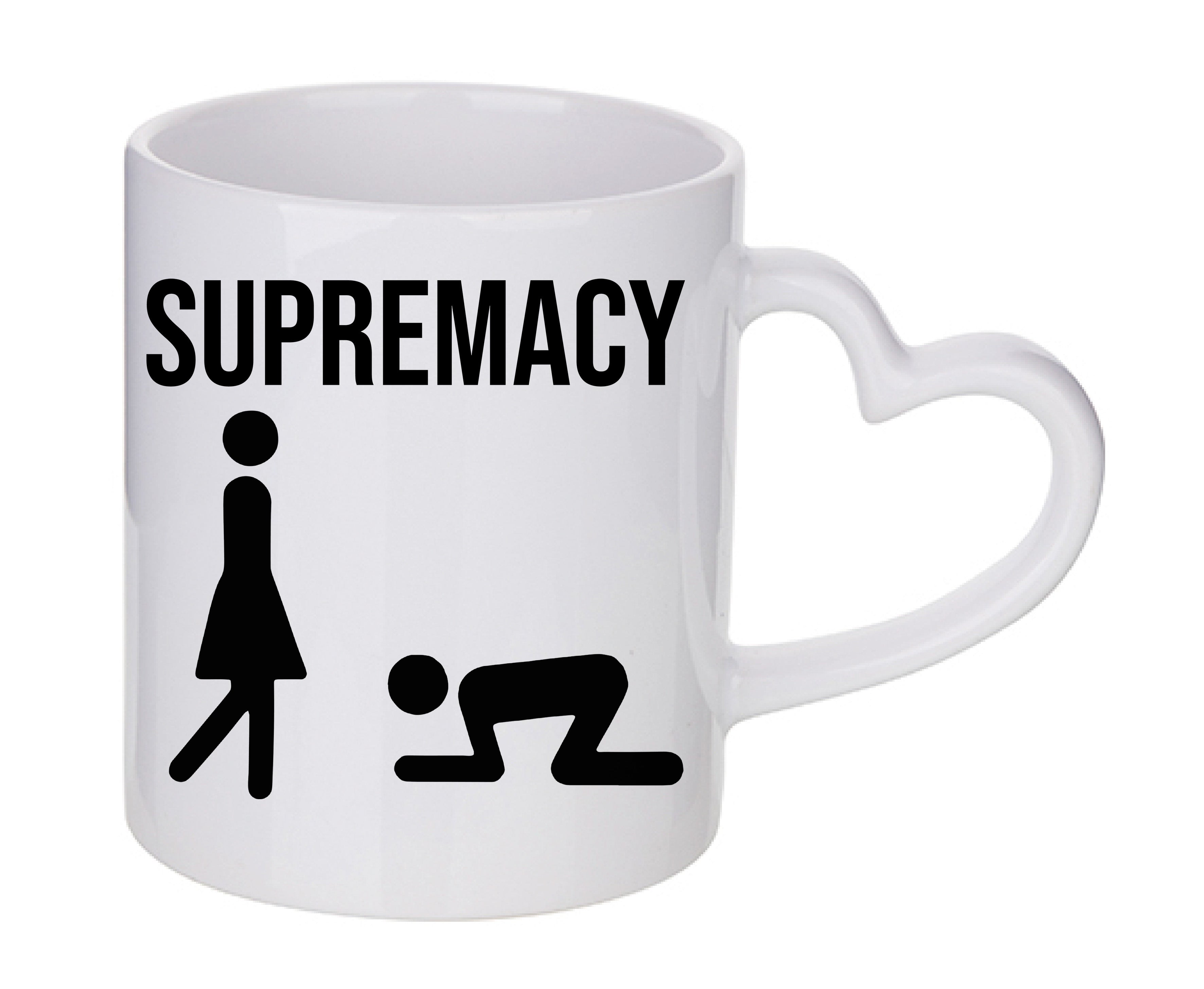 Mug coeur personnalisé Supremacy