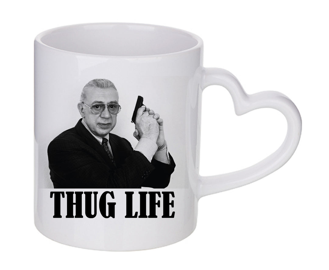 Mug coeur personnalisé Thug Life
