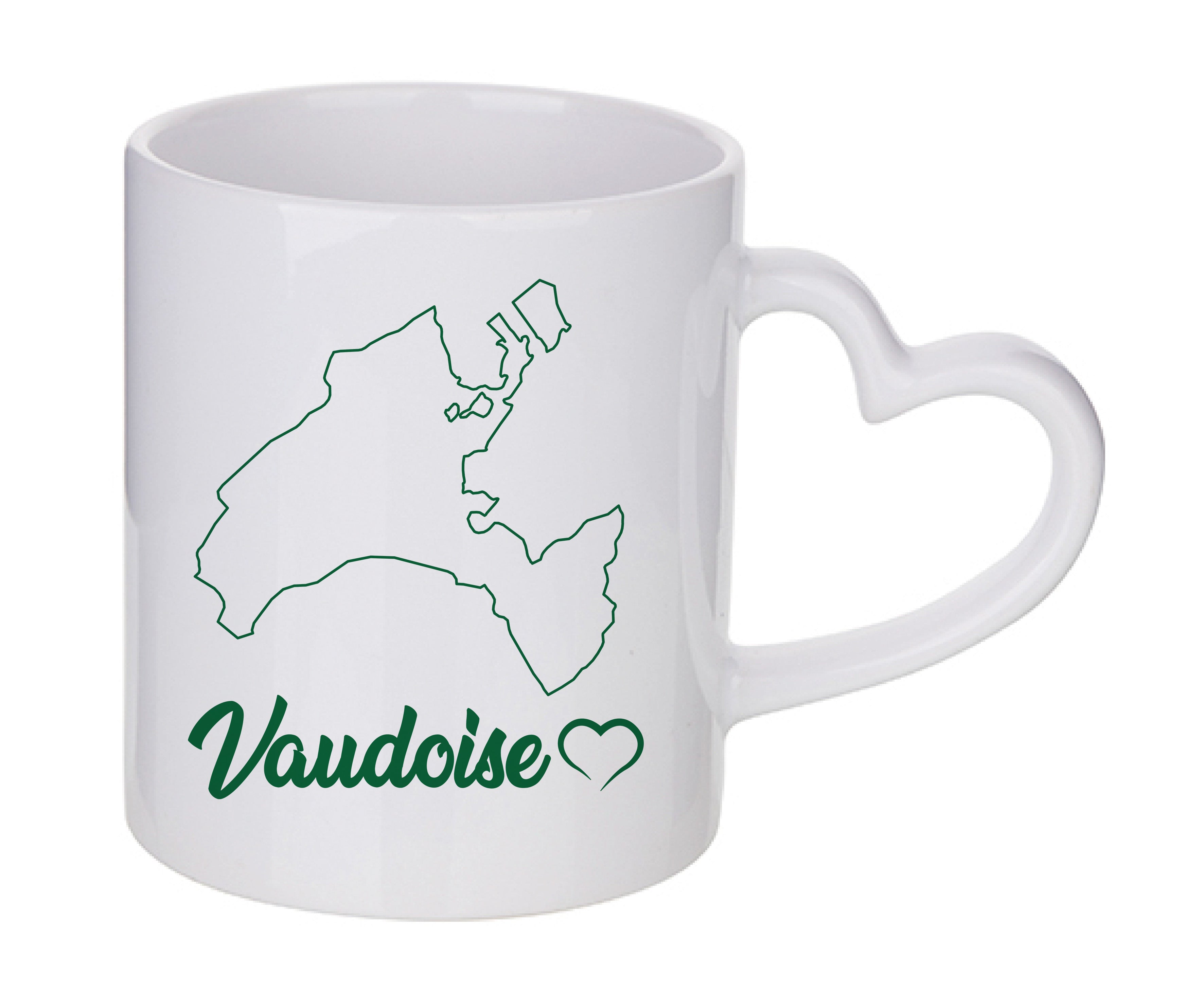 Mug coeur personnalisé Vaudoise 2