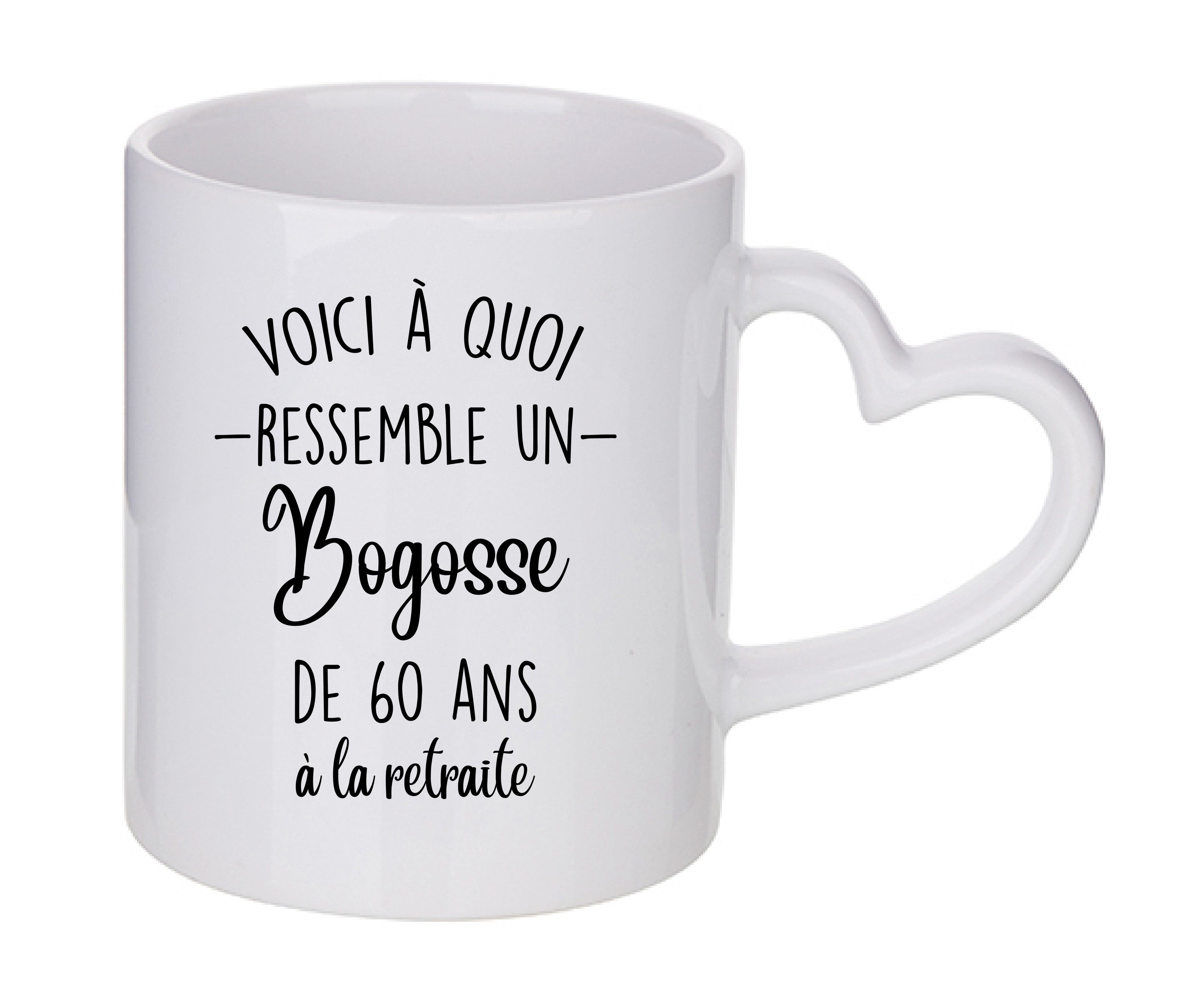 Mug coeur personnalisé Voici à quoi ressemble un bogosse