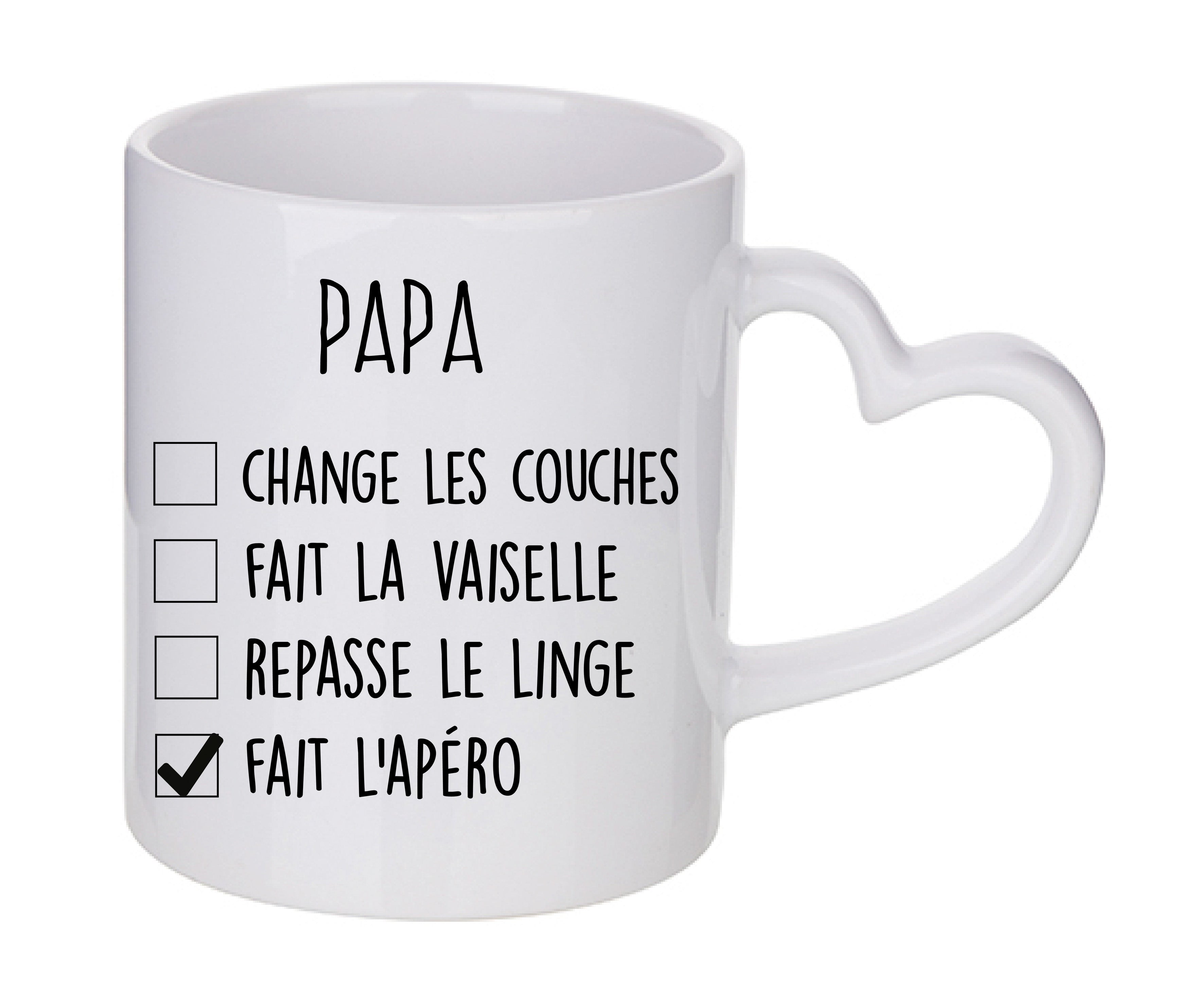 Mug coeur personnalisé papa 1.2
