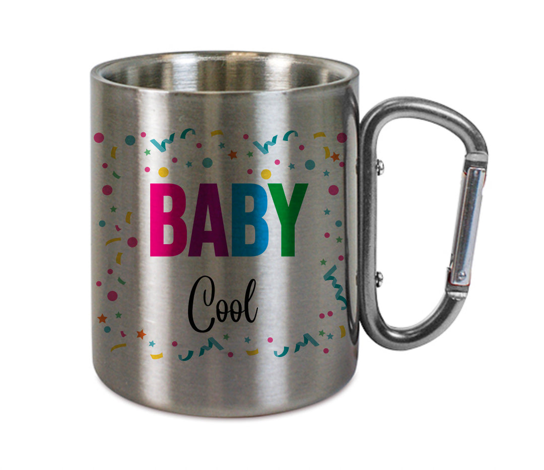 Mug inox mousqueton personnalisé Baby cool