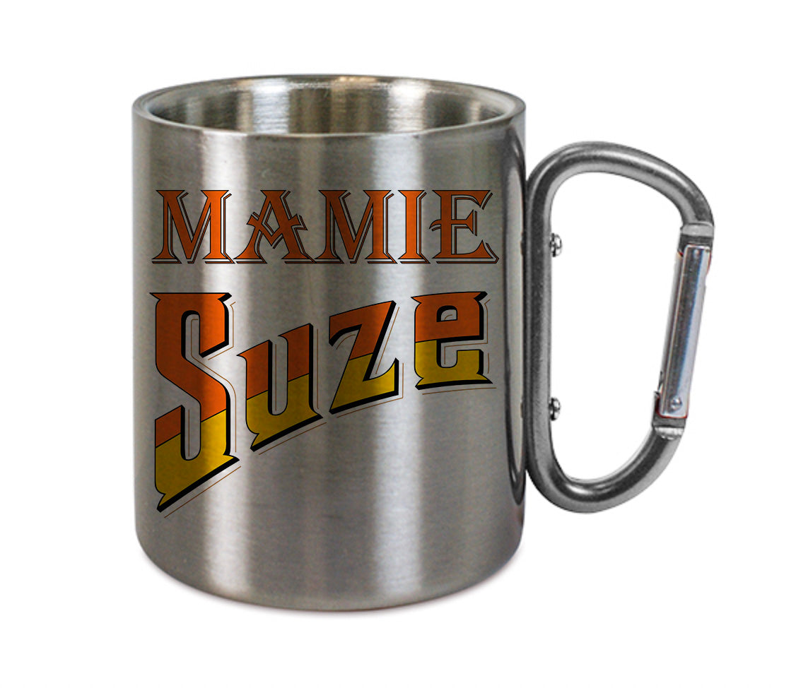 Mug inox mousqueton personnalisé Mamie Suze