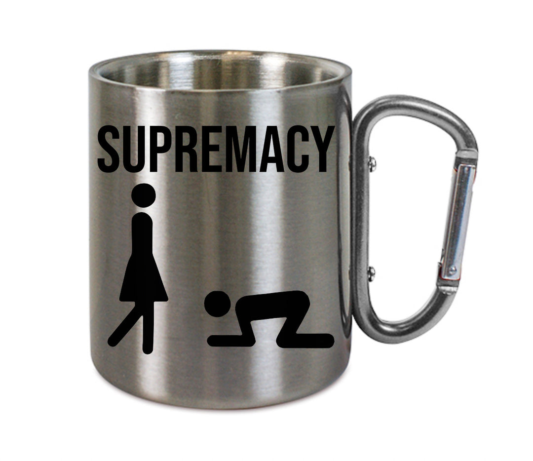 Mug inox mousqueton personnalisé Supremacy
