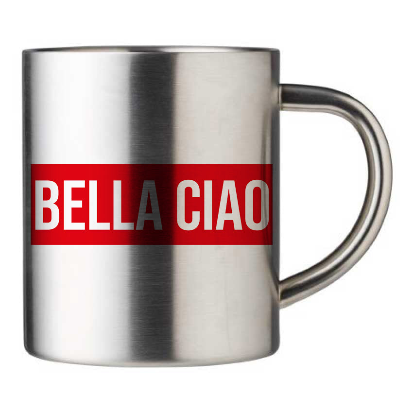 Mug inox personnalisé Bella Ciao