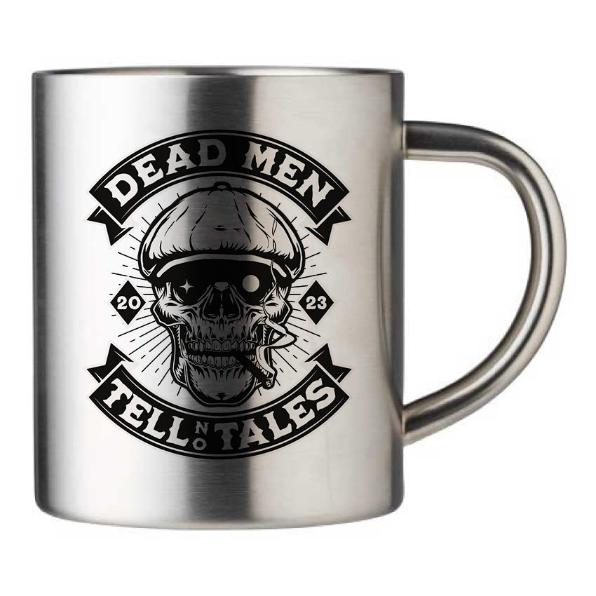 Mug inox personnalisé Dead men tell no tales