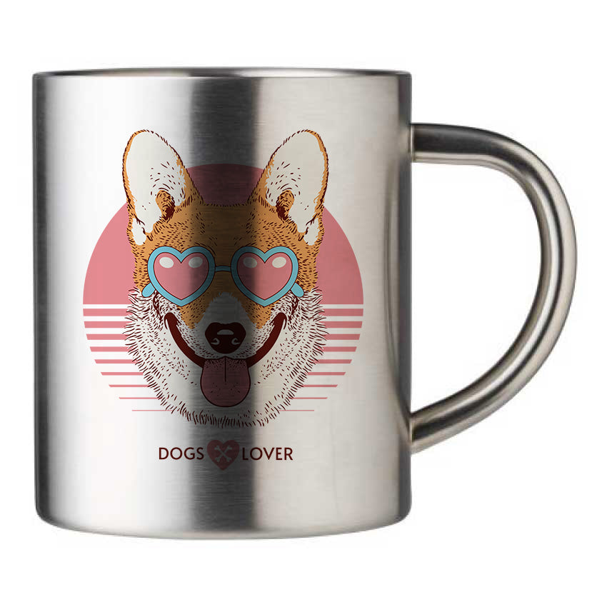 Mug inox personnalisé Dogs lover