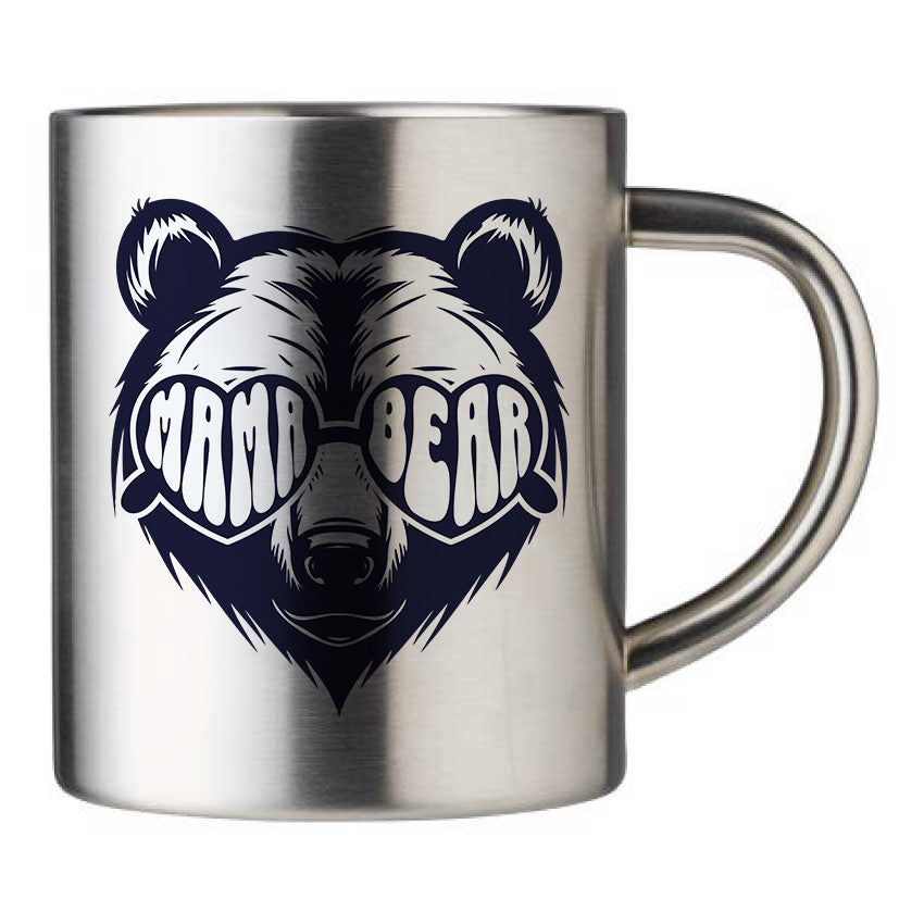 Mug inox personnalisé Mama bear