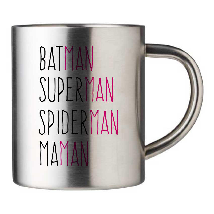 Mug inox personnalisé Maman