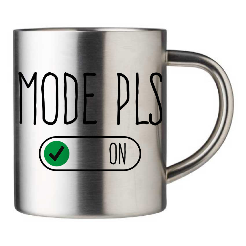 Mug inox personnalisé Mode PLS
