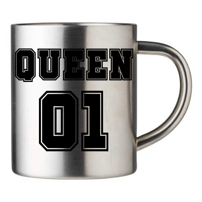 Mug inox personnalisé Queen 01