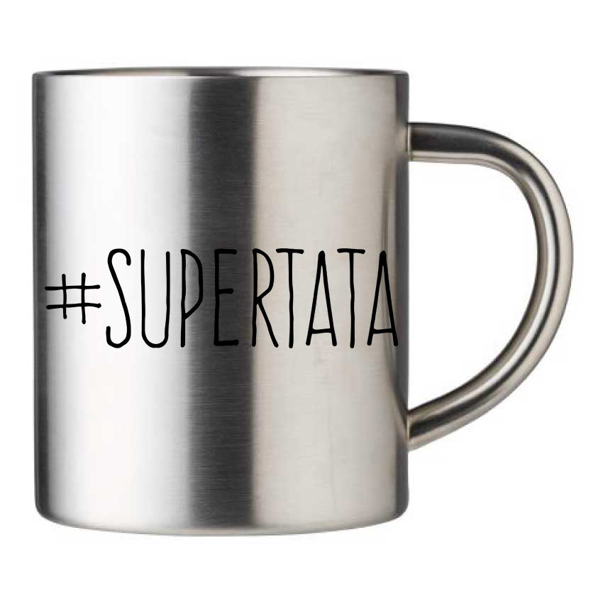 Mug inox personnalisé Supertata