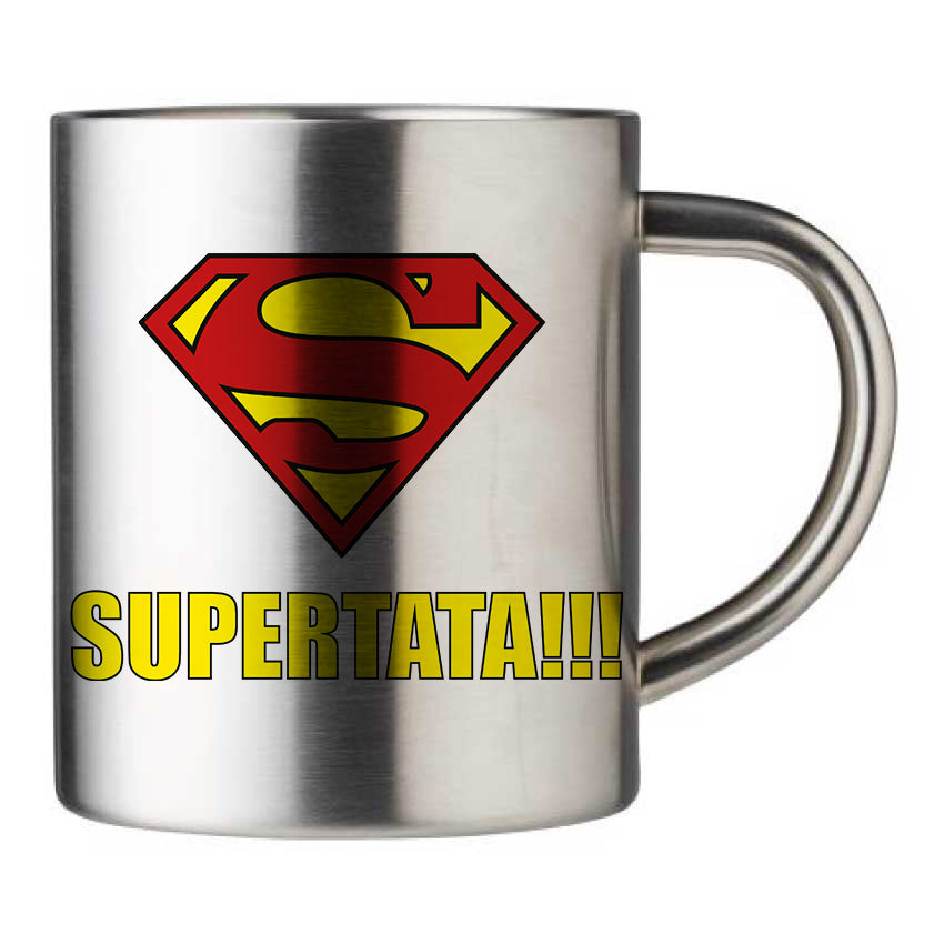 Mug inox personnalisé Supertata 1