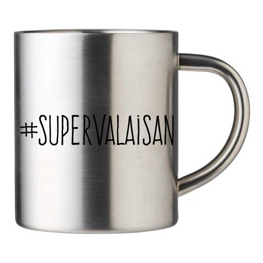 Mug inox personnalisé Supervalaisan