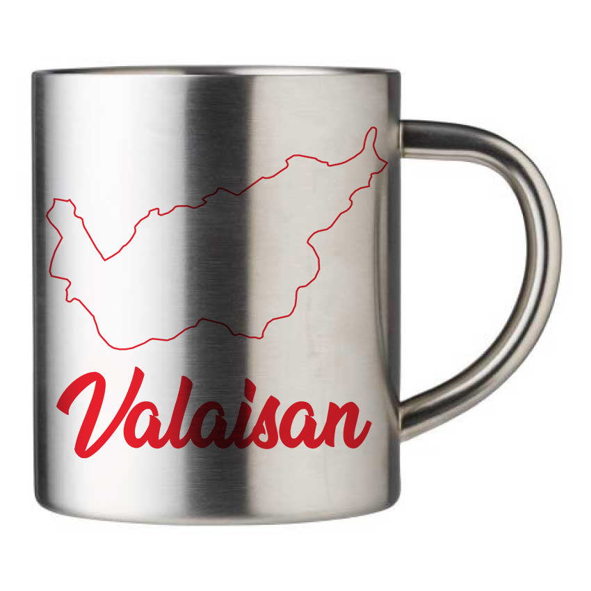 Mug inox personnalisé Valaisan