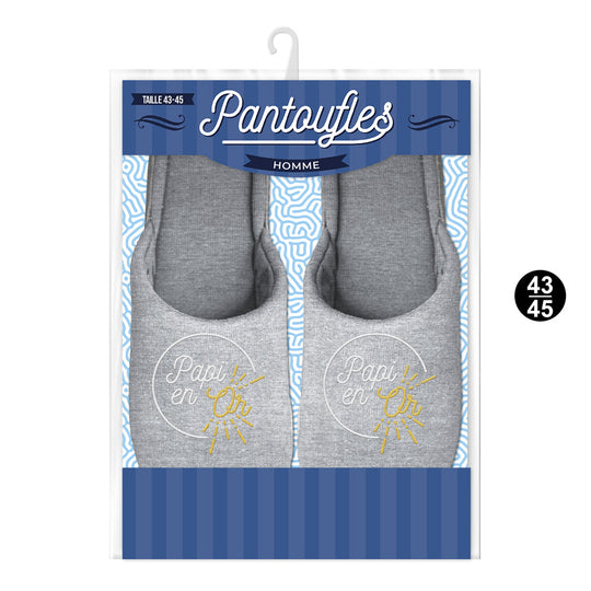 Pantoufles humoristiques: Papi en or