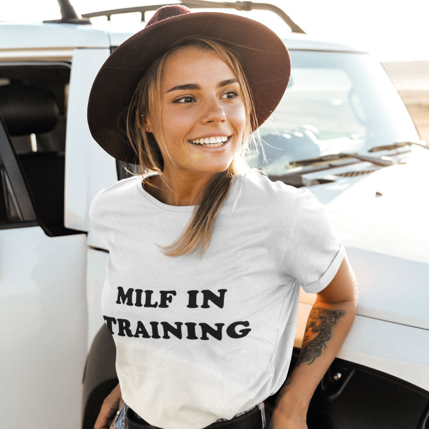 T Shirt femme MILF in training