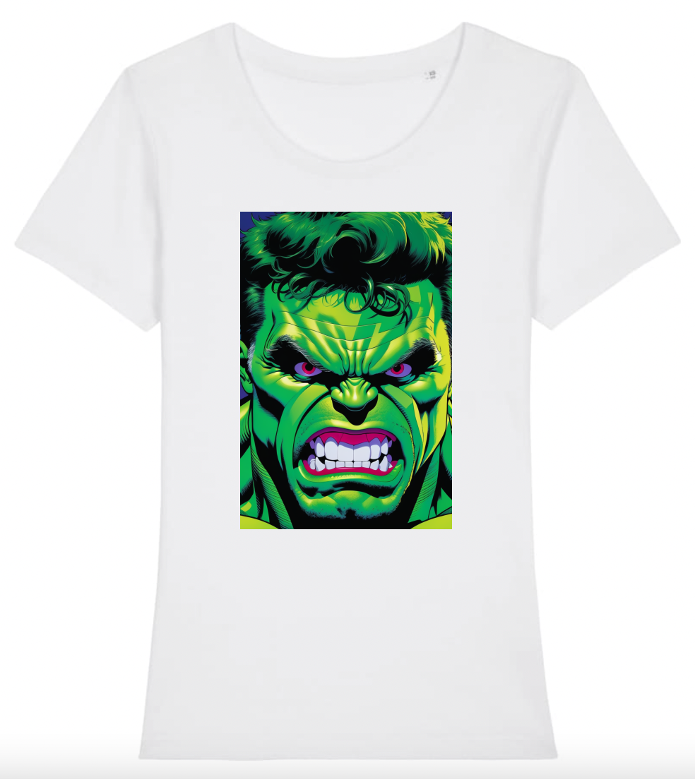 T-Shirt Femme Incroyable Hulk