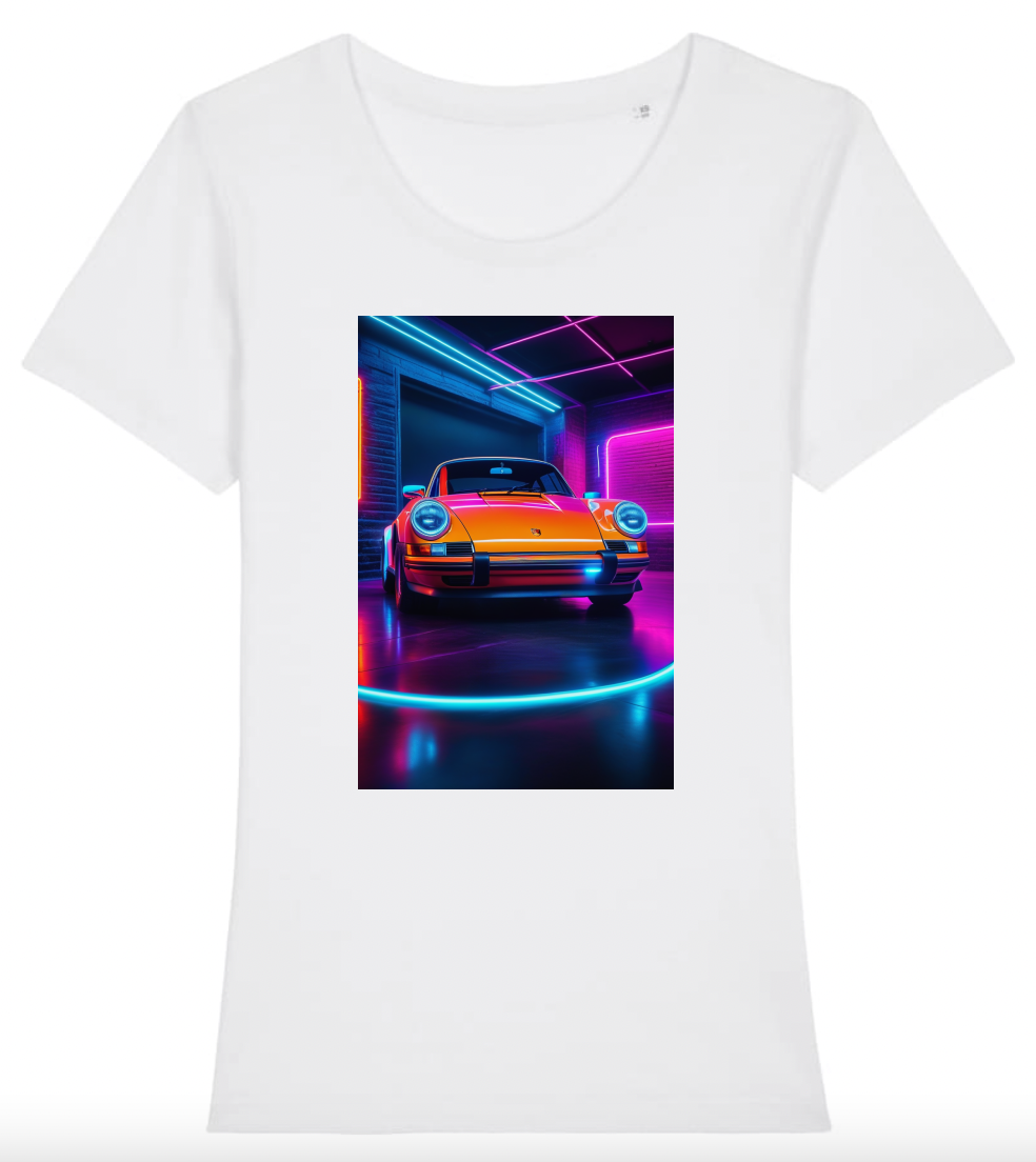 T-Shirt Femme Porsche vintage