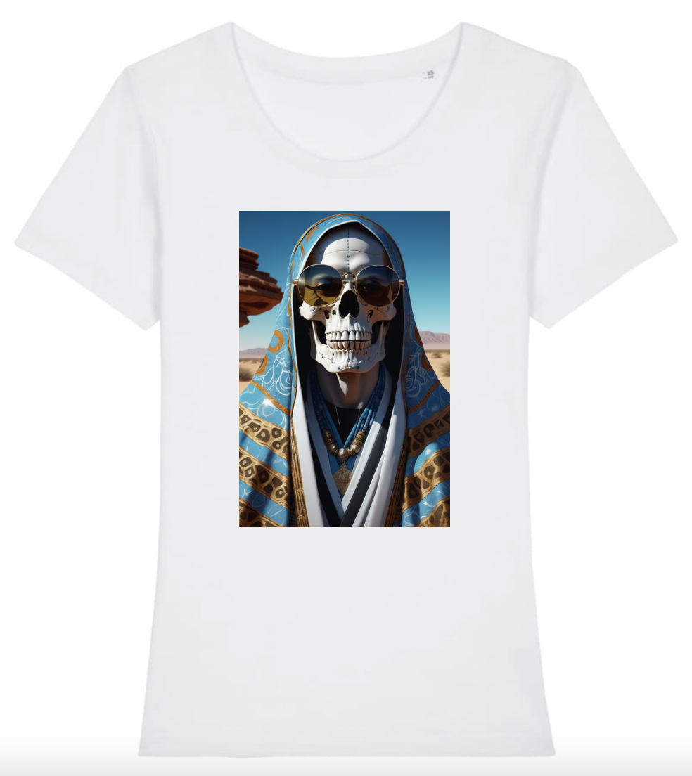 T-Shirt Femme Le crane au sahara