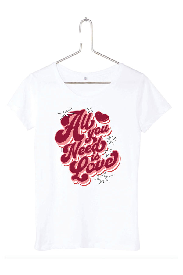 T-shirt femme All you need is love