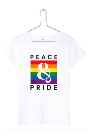 T-shirt femme Peace & pride