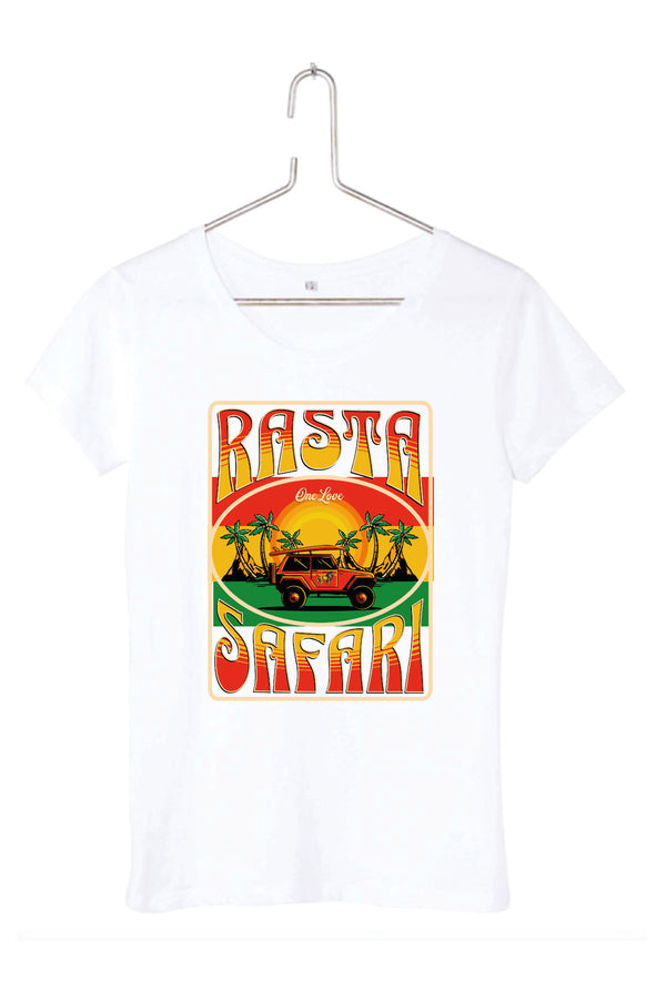T-shirt femme Rasta safari