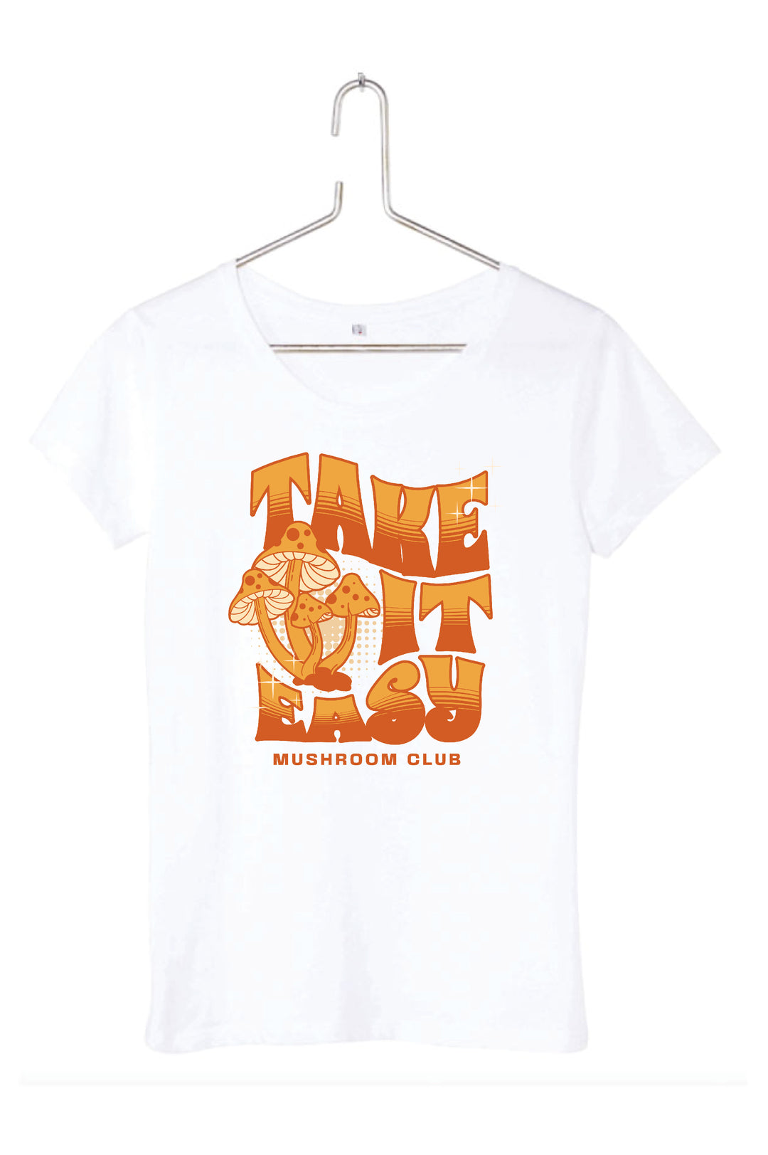 T-shirt femme Take it easy muschroom club