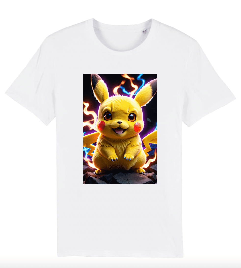 T-shirt Homme Crazy Pikachu
