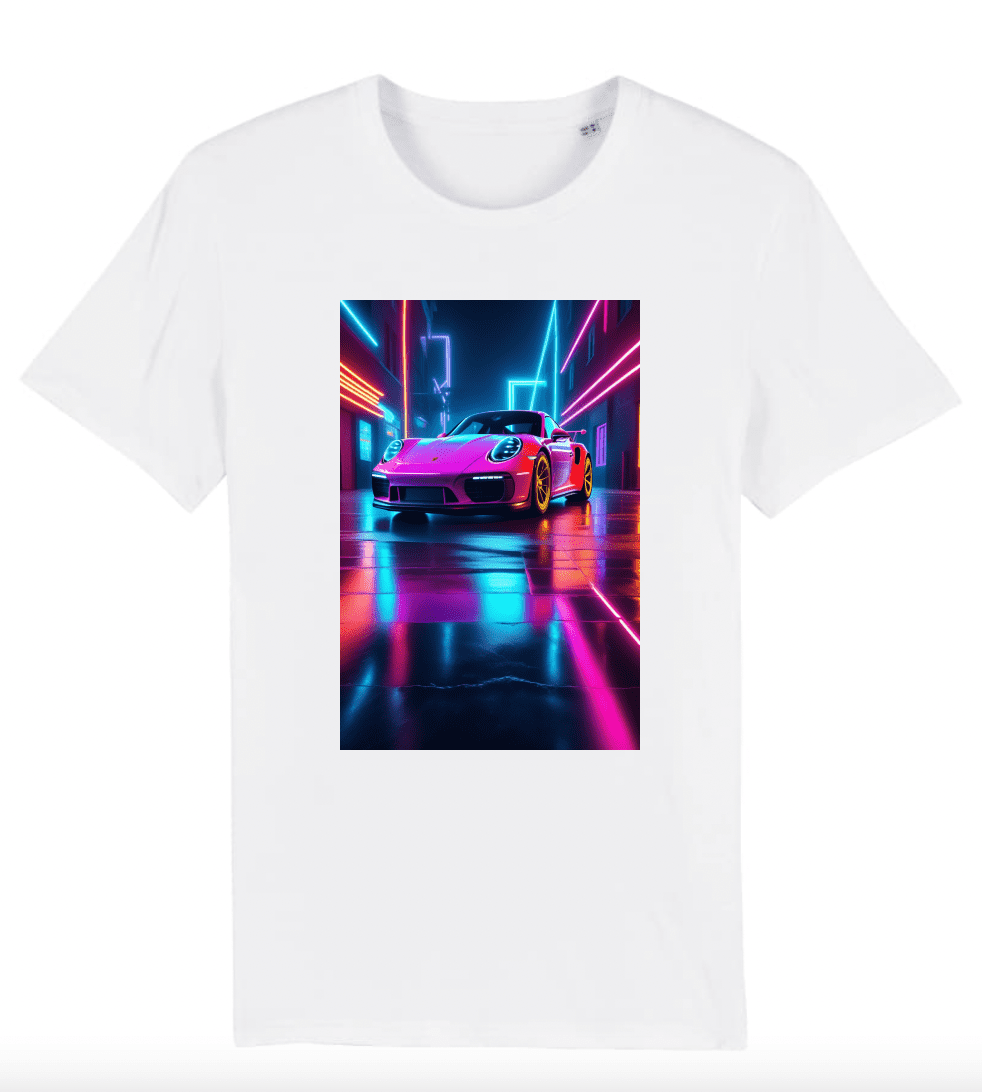 T-shirt Homme Magnifique Porsche by night