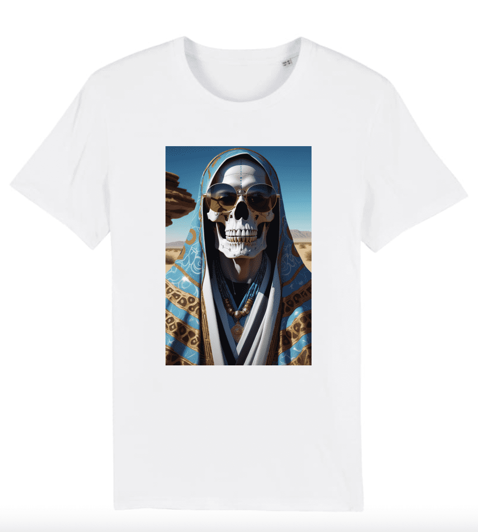T-shirt Homme Le crane au sahara