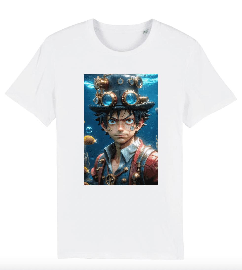 T-shirt Homme Luffy steampunk