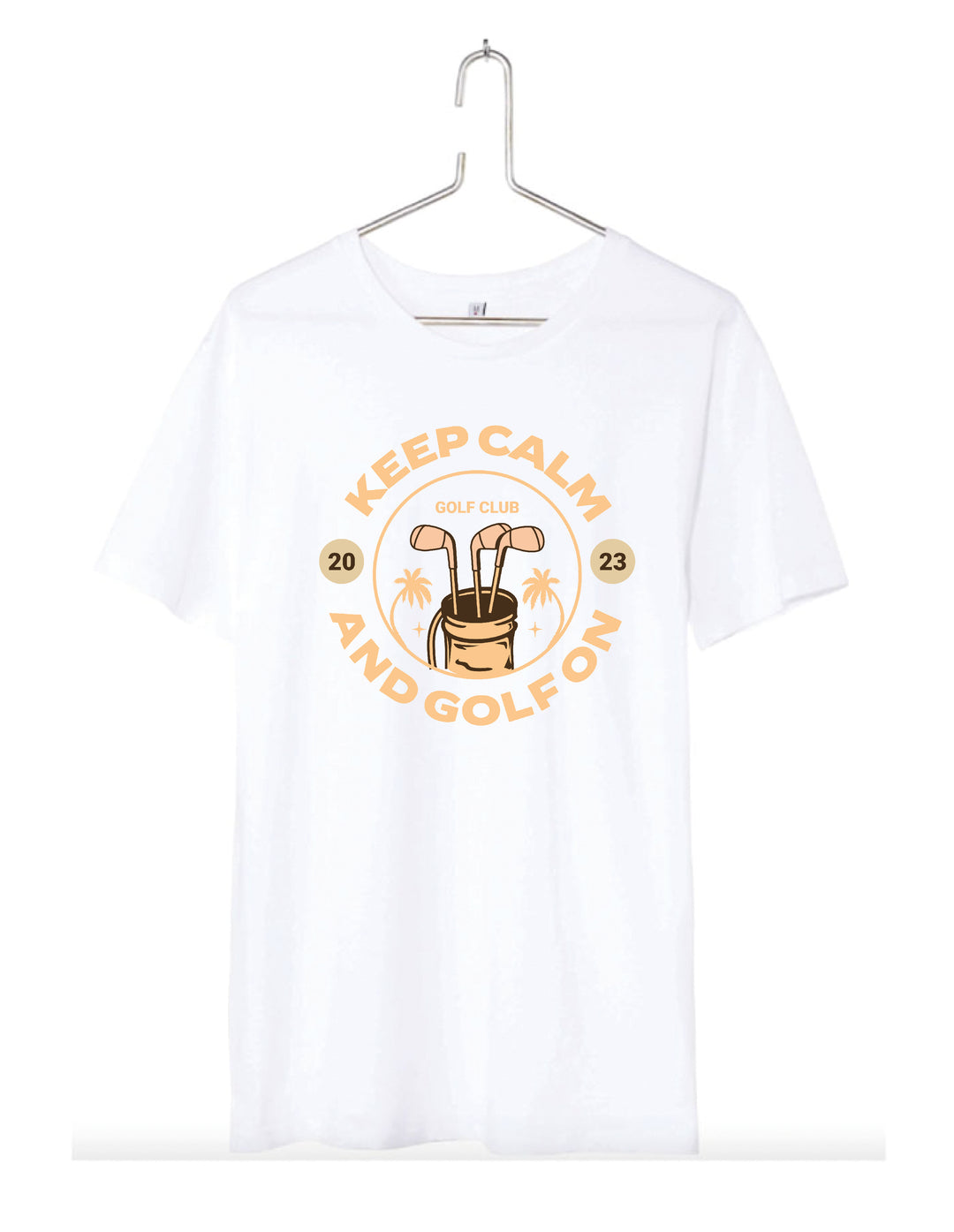 T-Shirt homme Keep calm and golf on